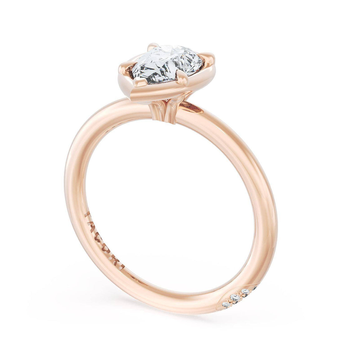 Pear Solitaire Engagement Ring