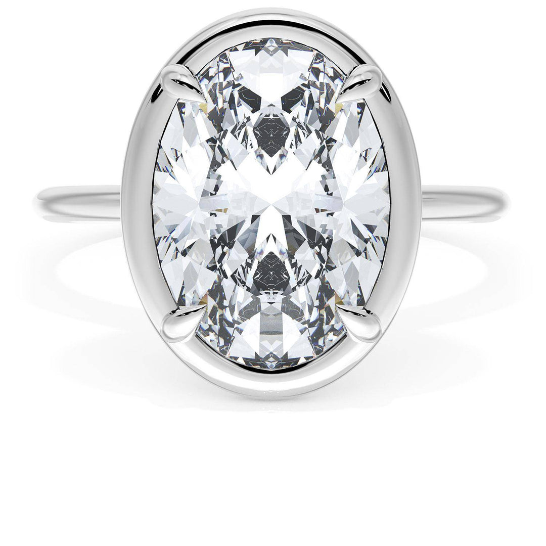 Oval Solitaire Engagement Ring