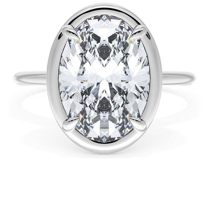 Oval Solitaire Engagement Ring