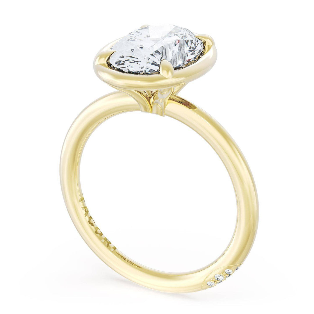 Oval Solitaire Engagement Ring