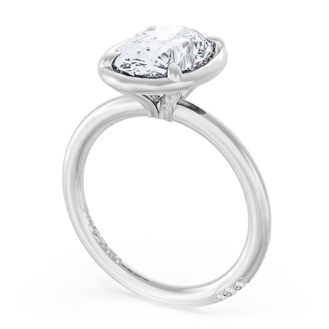 Oval Solitaire Engagement Ring