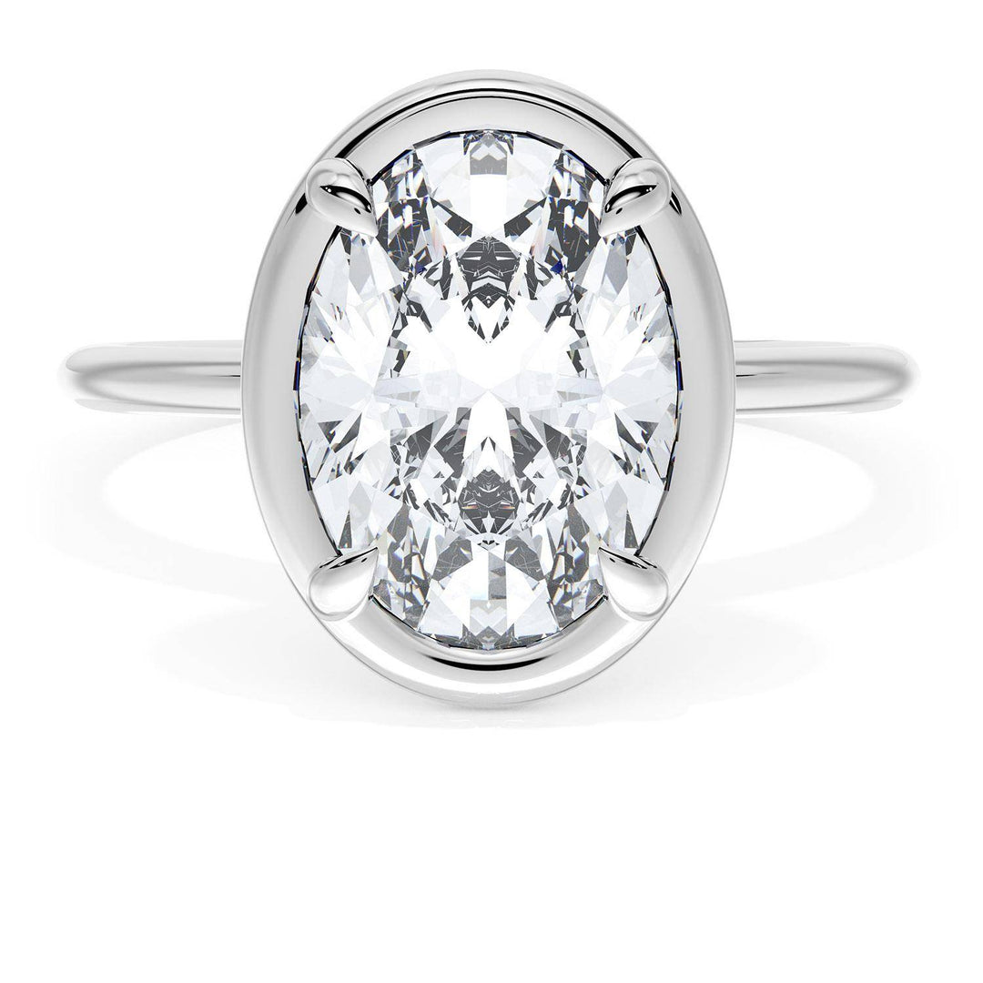 Oval Solitaire Engagement Ring