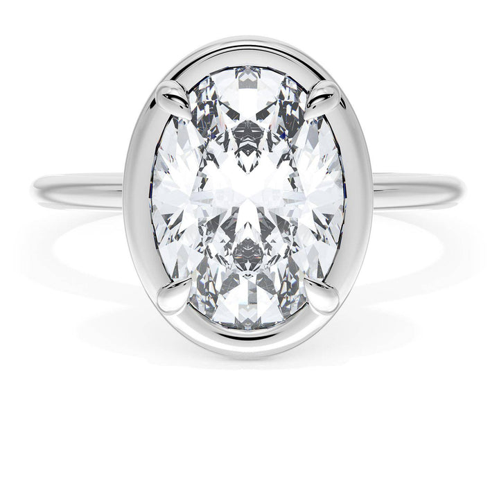 Oval Solitaire Engagement Ring