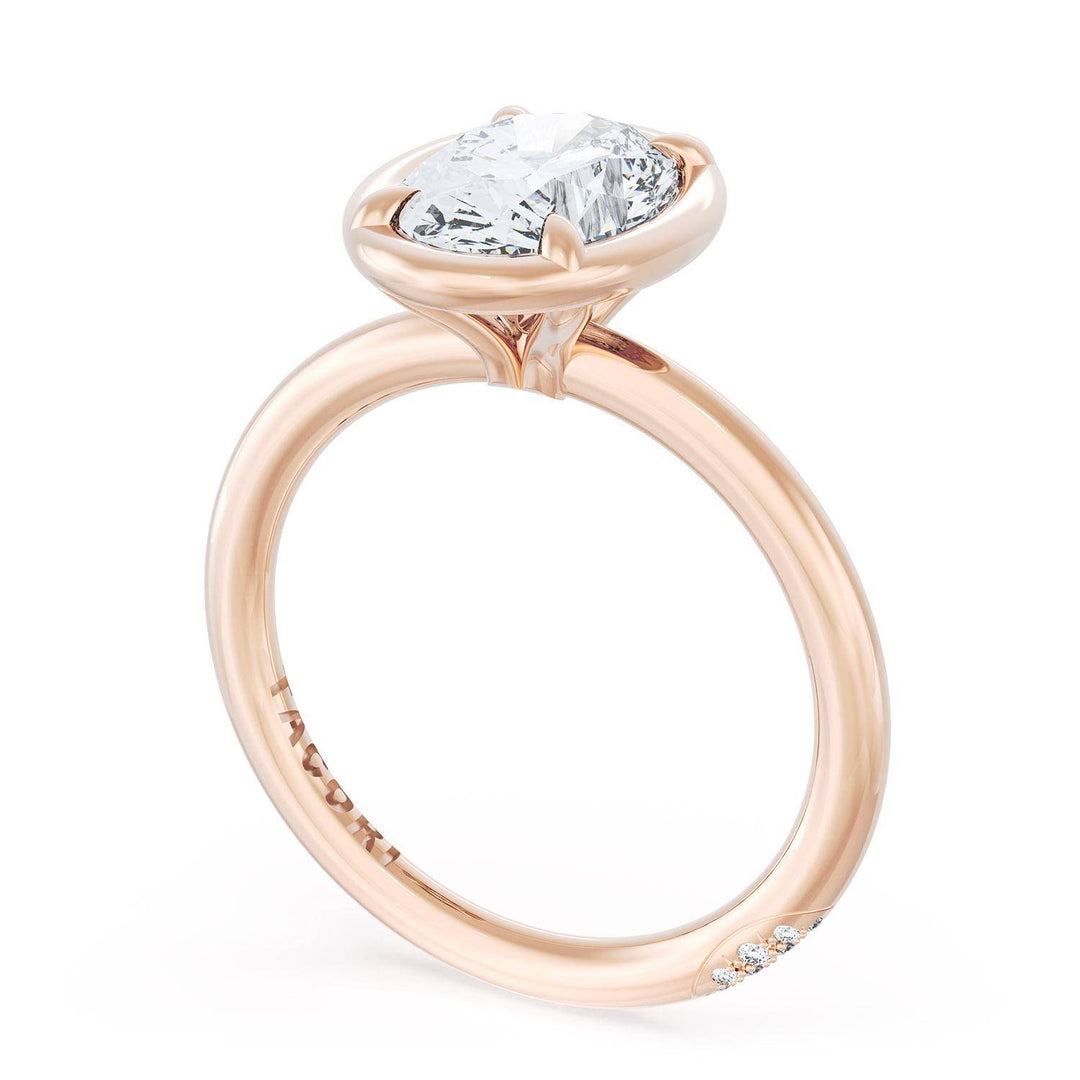 Oval Solitaire Engagement Ring