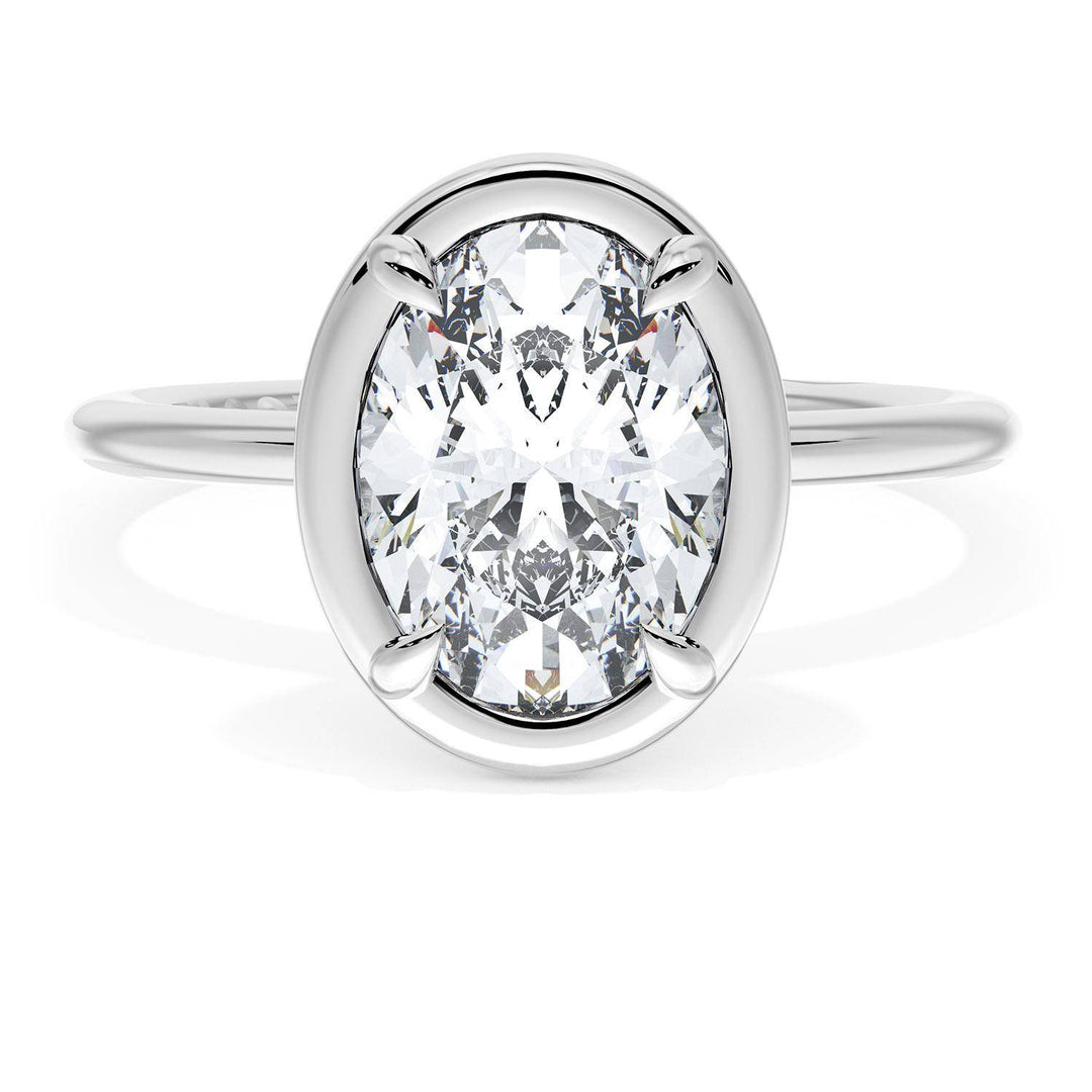 Oval Solitaire Engagement Ring