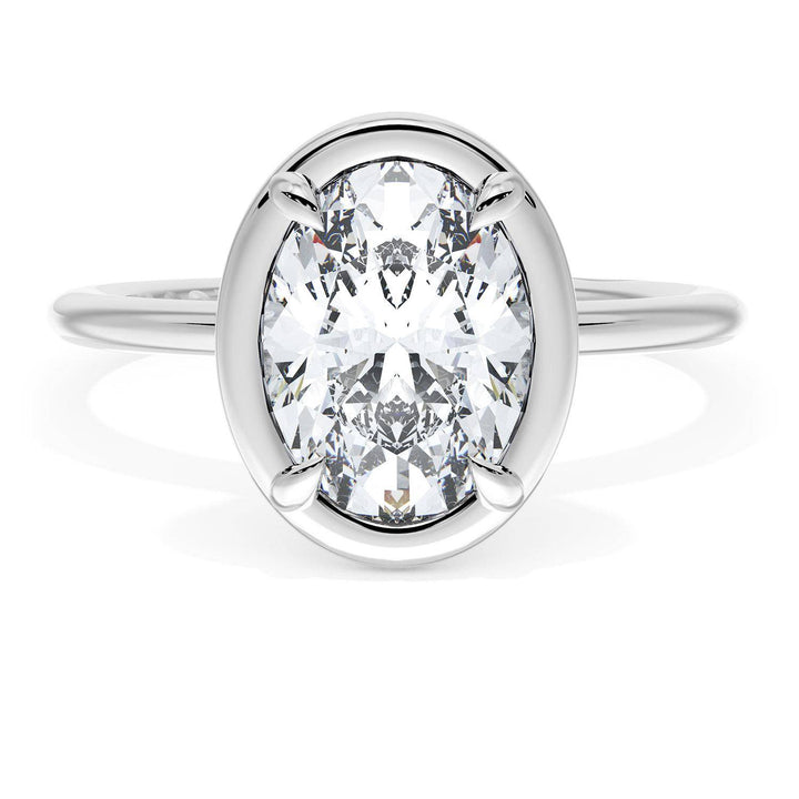Oval Solitaire Engagement Ring