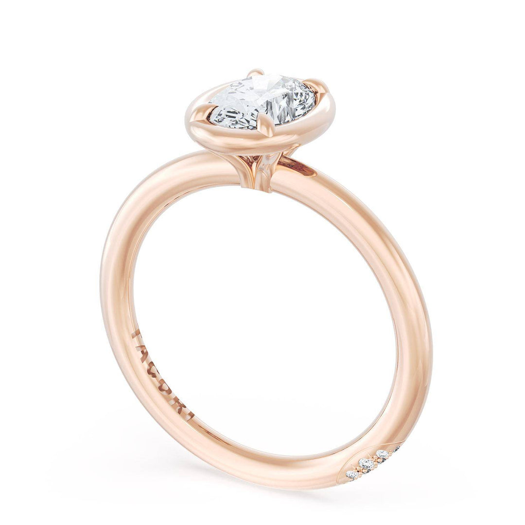 Oval Solitaire Engagement Ring