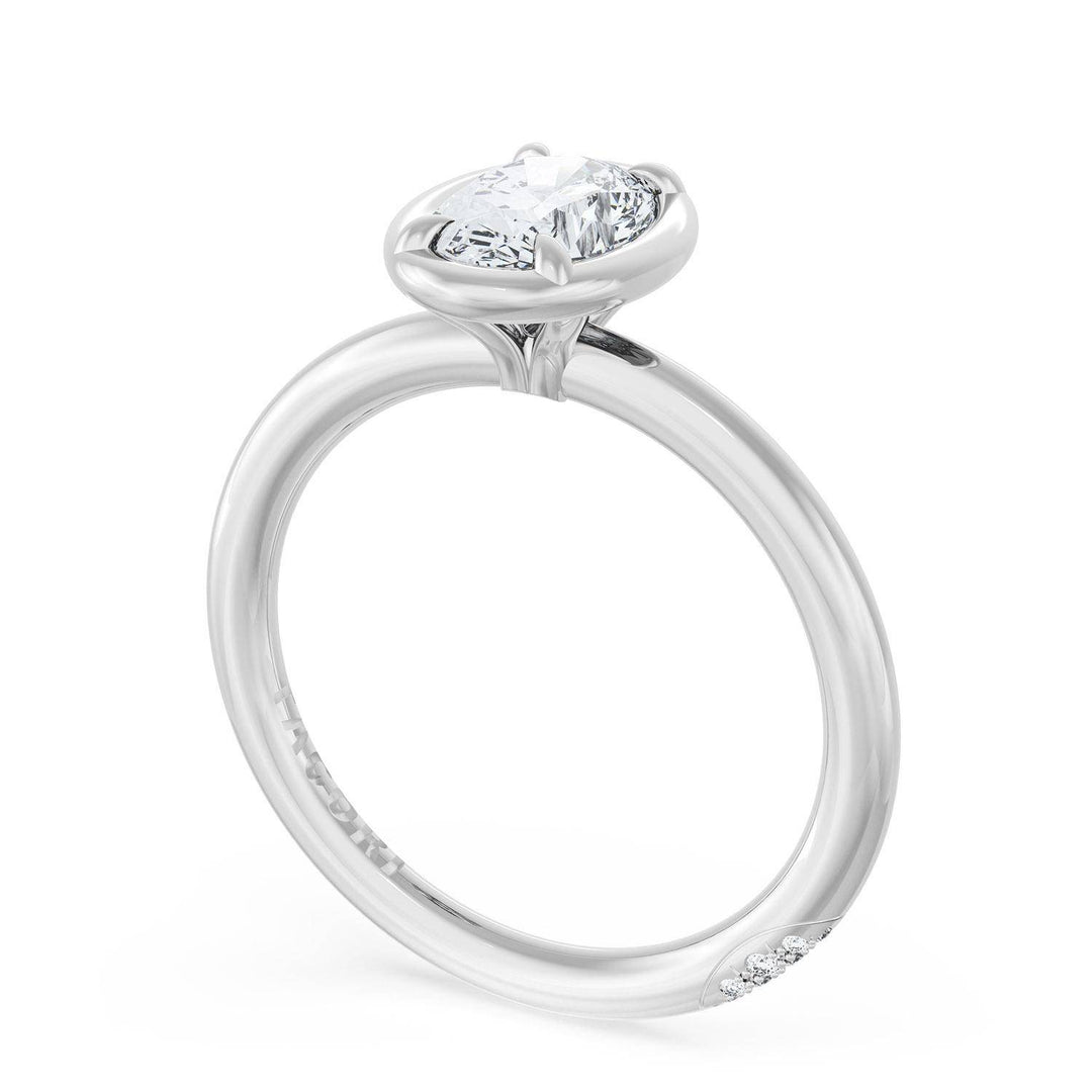 Oval Solitaire Engagement Ring