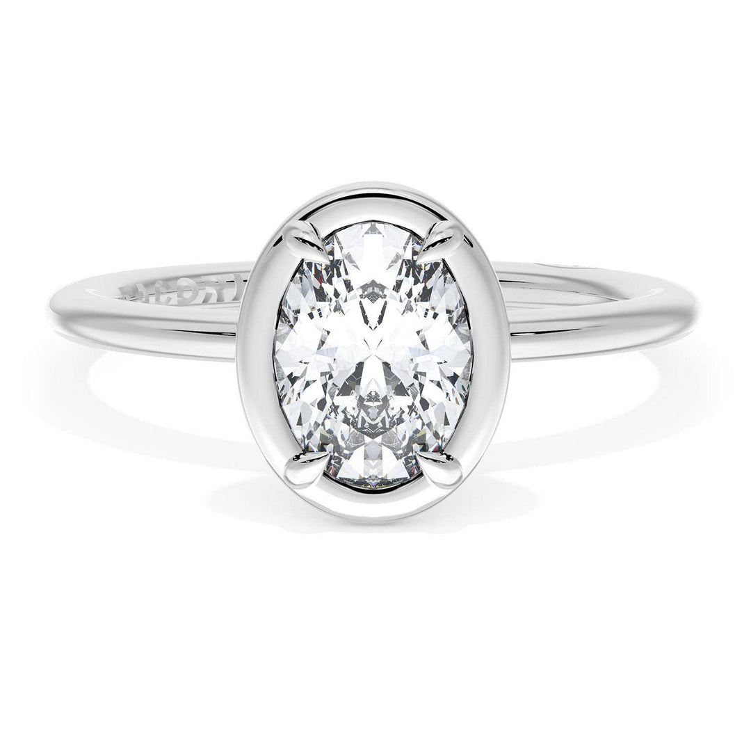 Oval Solitaire Engagement Ring