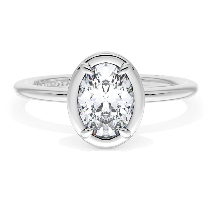 Oval Solitaire Engagement Ring
