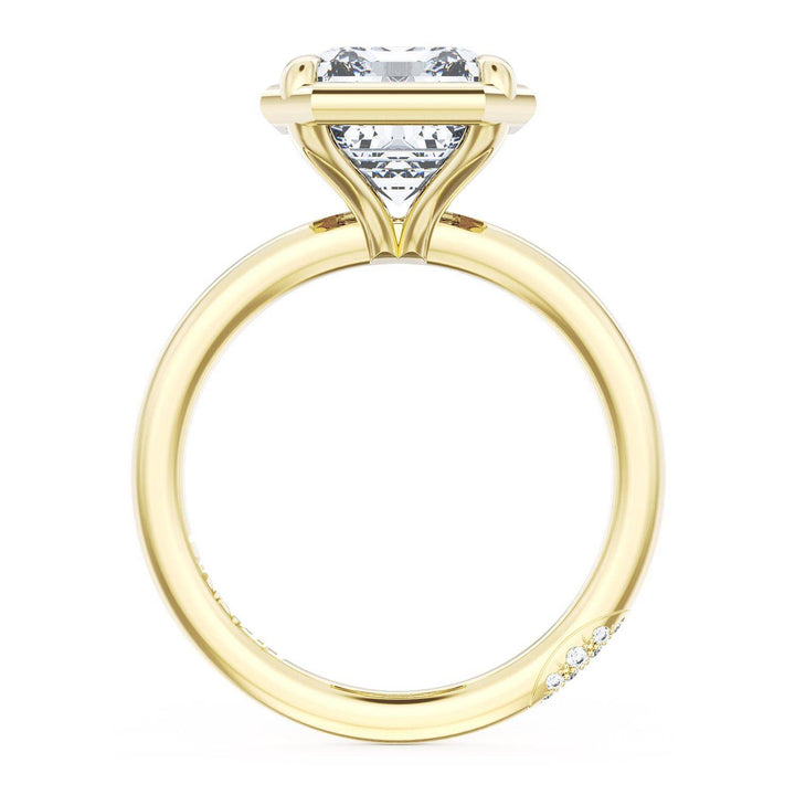 Emerald Solitaire Engagement Ring