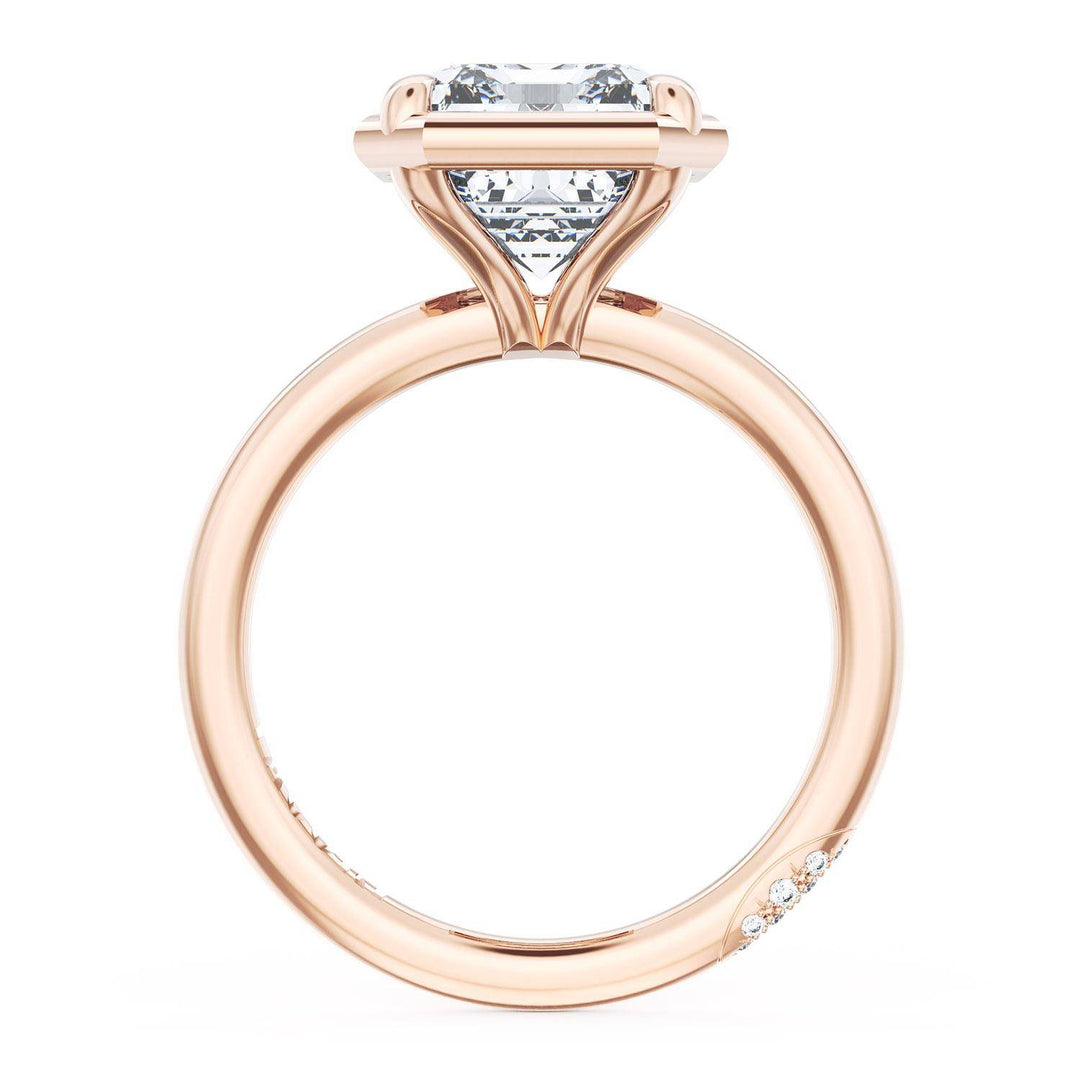 Emerald Solitaire Engagement Ring