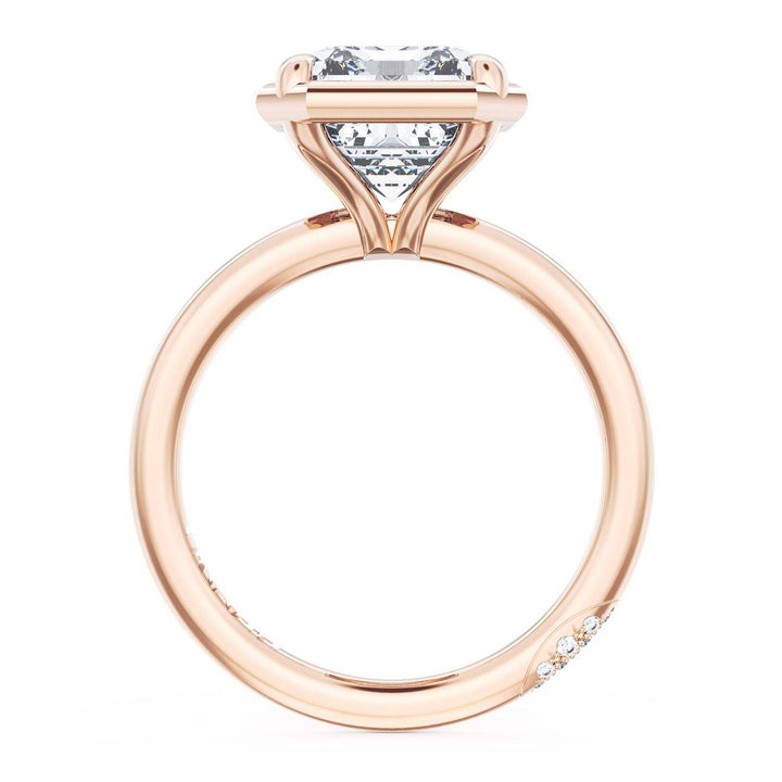 Emerald Solitaire Engagement Ring