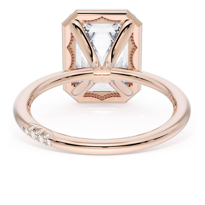 Emerald Solitaire Engagement Ring