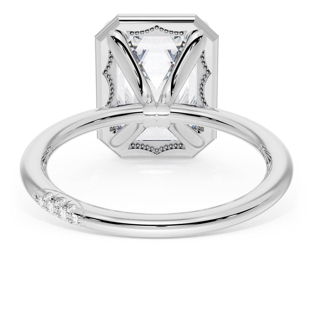 Emerald Solitaire Engagement Ring