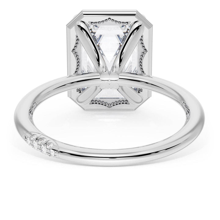 Emerald Solitaire Engagement Ring