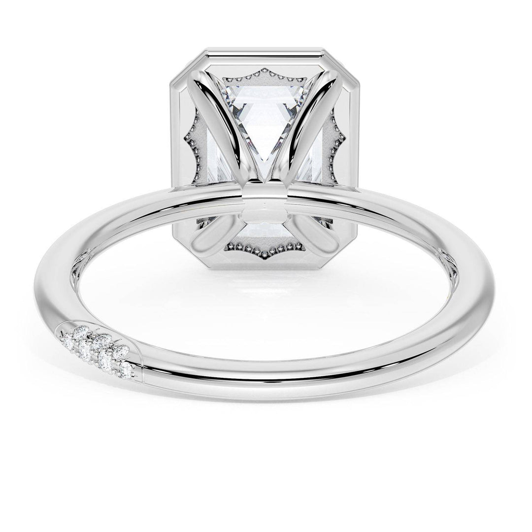 Emerald Solitaire Engagement Ring