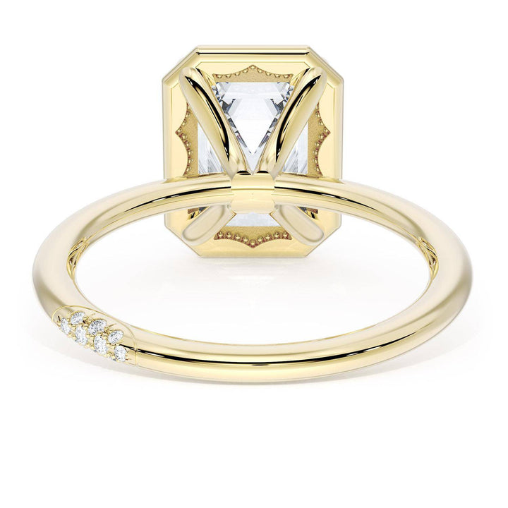 Emerald Solitaire Engagement Ring