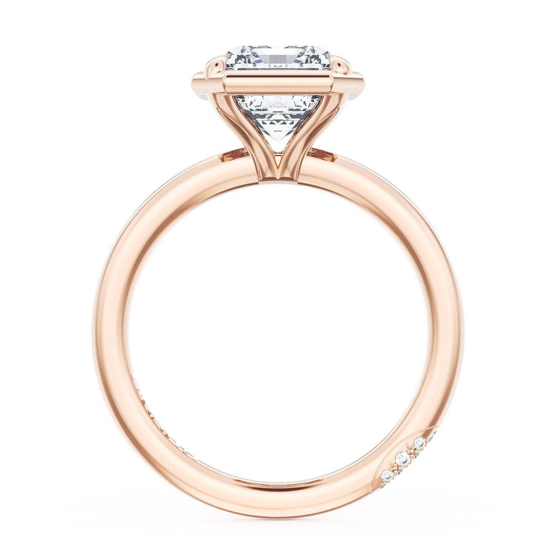 Emerald Solitaire Engagement Ring