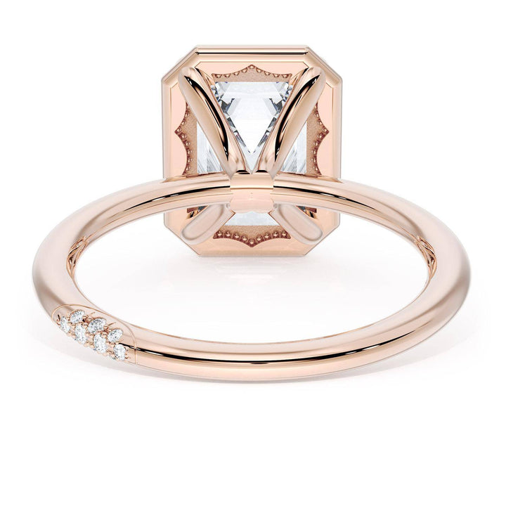 Emerald Solitaire Engagement Ring