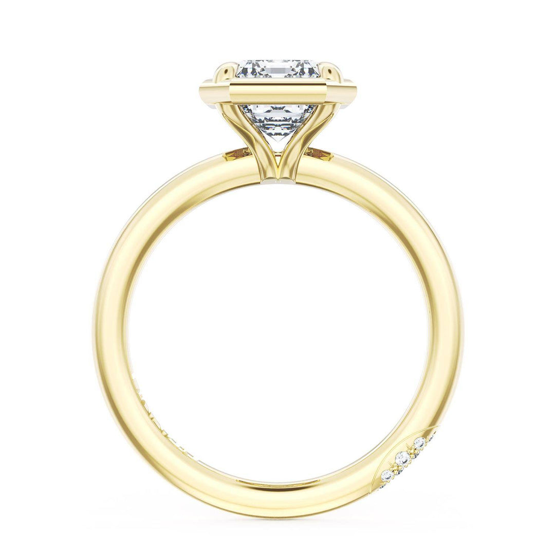 Emerald Solitaire Engagement Ring