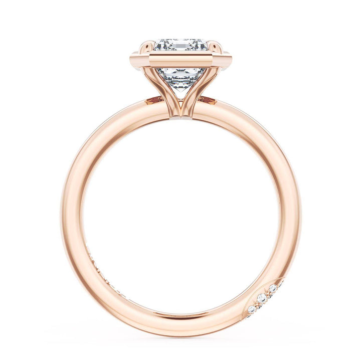 Emerald Solitaire Engagement Ring