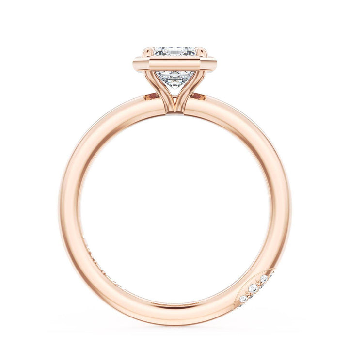 Emerald Solitaire Engagement Ring