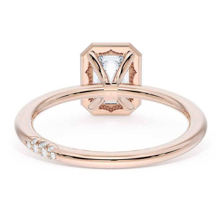 Emerald Solitaire Engagement Ring