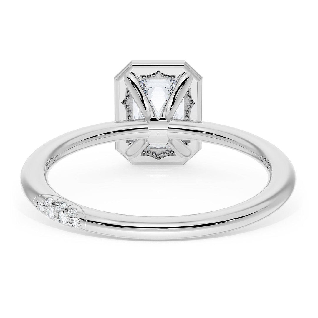 Emerald Solitaire Engagement Ring