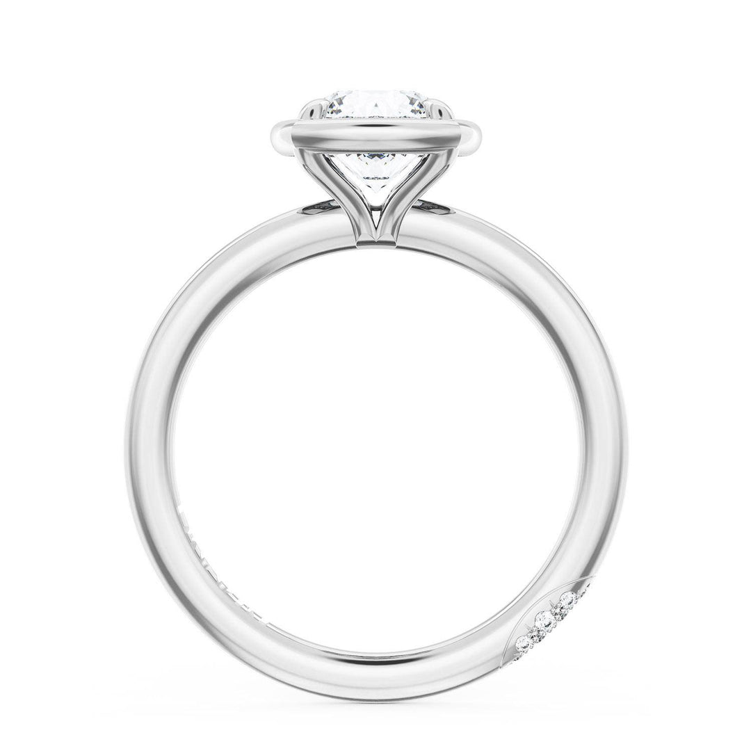 Cushion Solitaire Engagement Ring