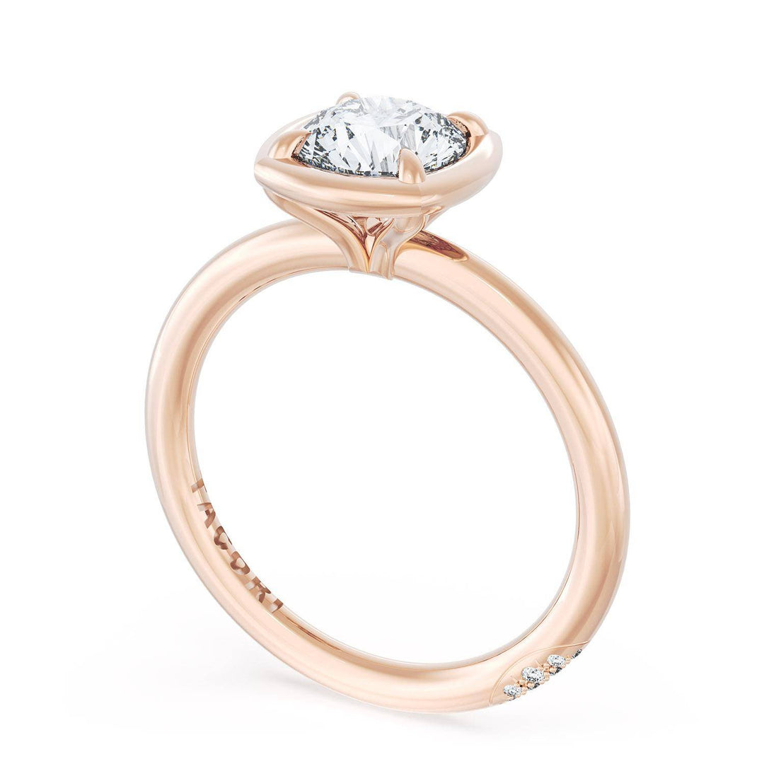 Cushion Solitaire Engagement Ring
