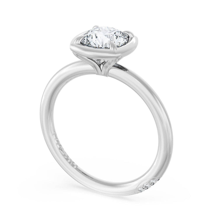 Cushion Solitaire Engagement Ring