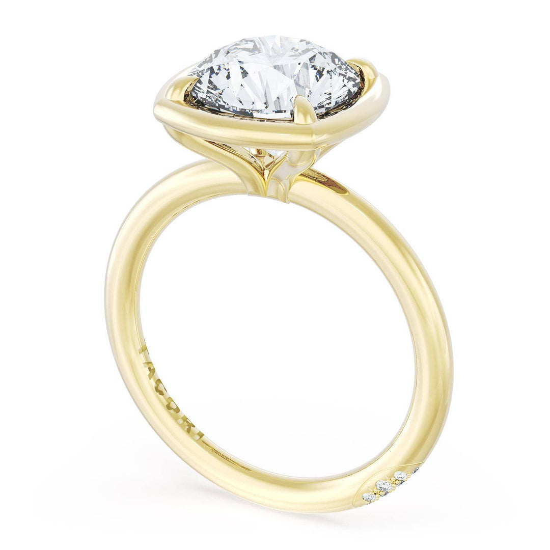 Cushion Solitaire Engagement Ring