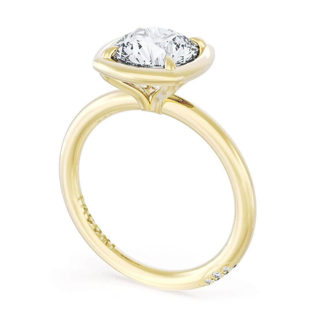 Cushion Solitaire Engagement Ring