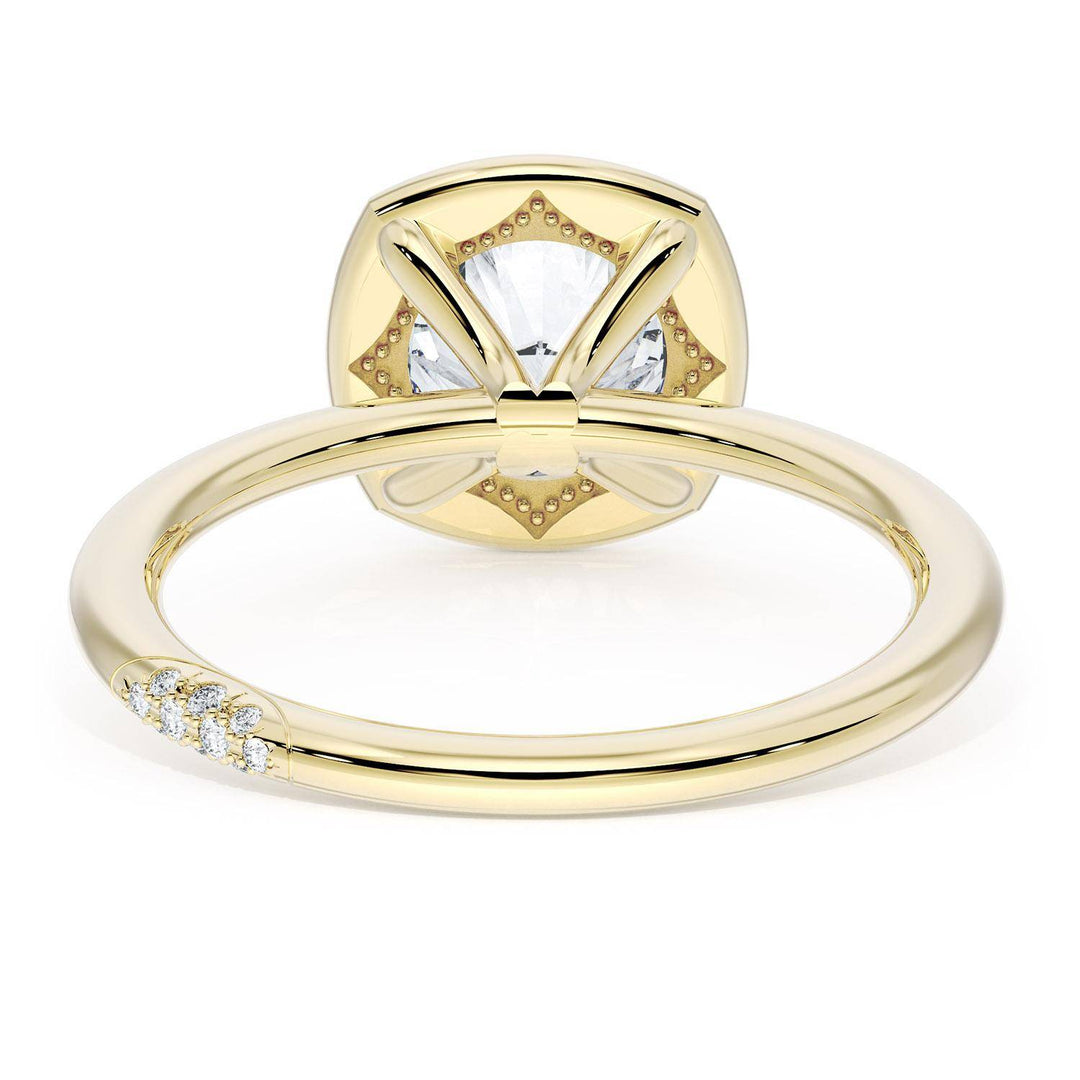 Cushion Solitaire Engagement Ring