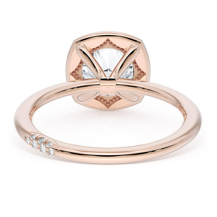 Cushion Solitaire Engagement Ring