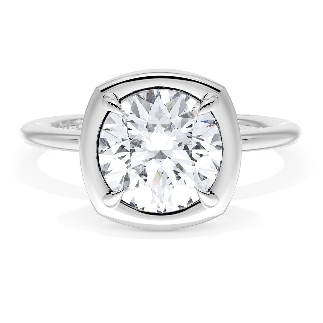 Cushion Solitaire Engagement Ring