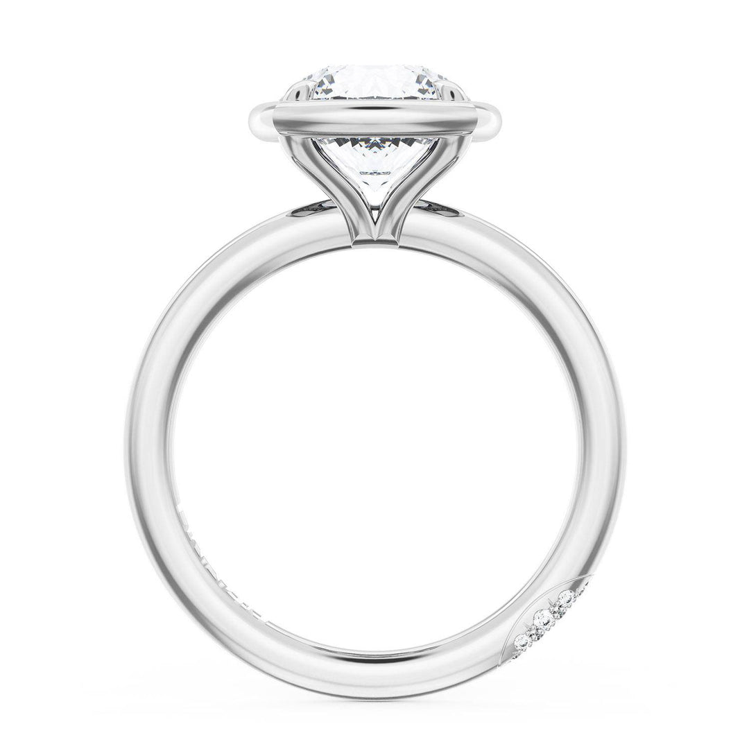 Cushion Solitaire Engagement Ring