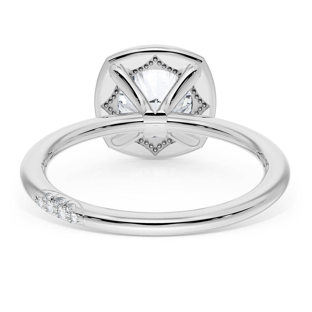 Cushion Solitaire Engagement Ring