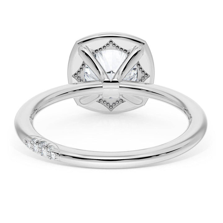 Cushion Solitaire Engagement Ring