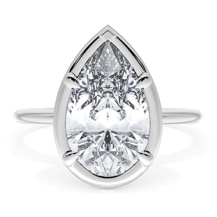 Pear Solitaire Engagement Ring
