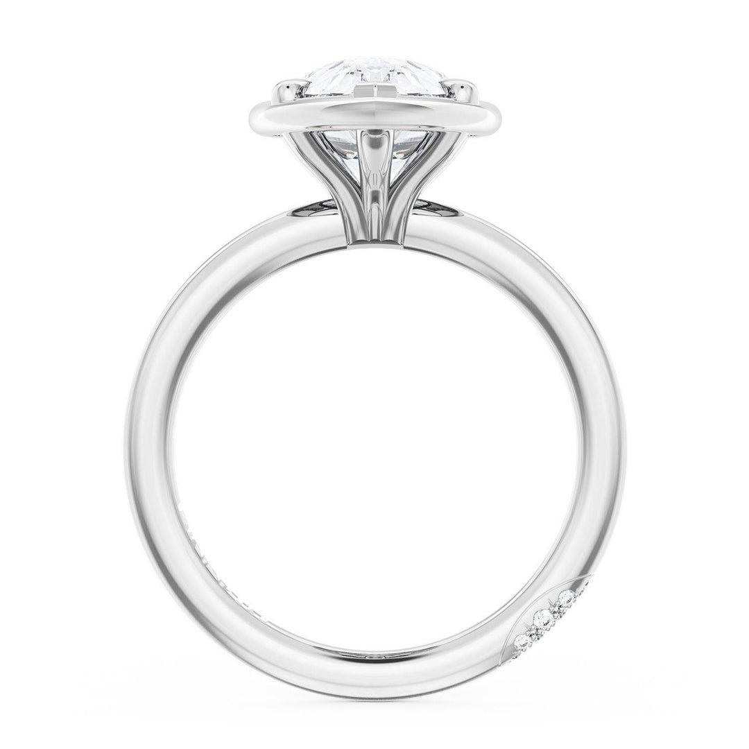Pear Solitaire Engagement Ring