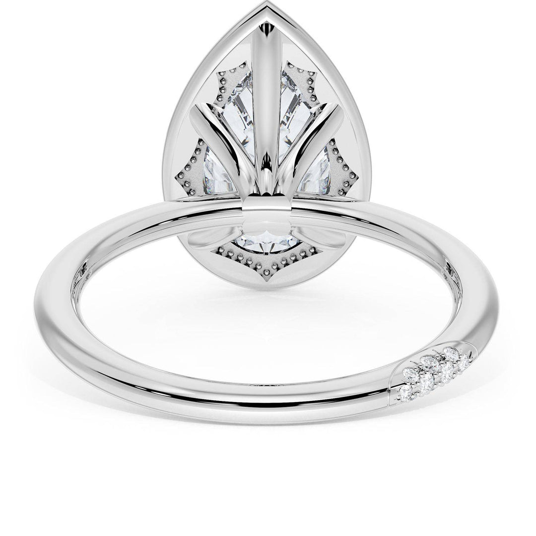 Pear Solitaire Engagement Ring