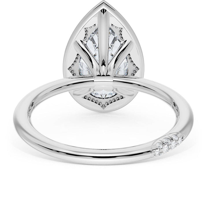 Pear Solitaire Engagement Ring