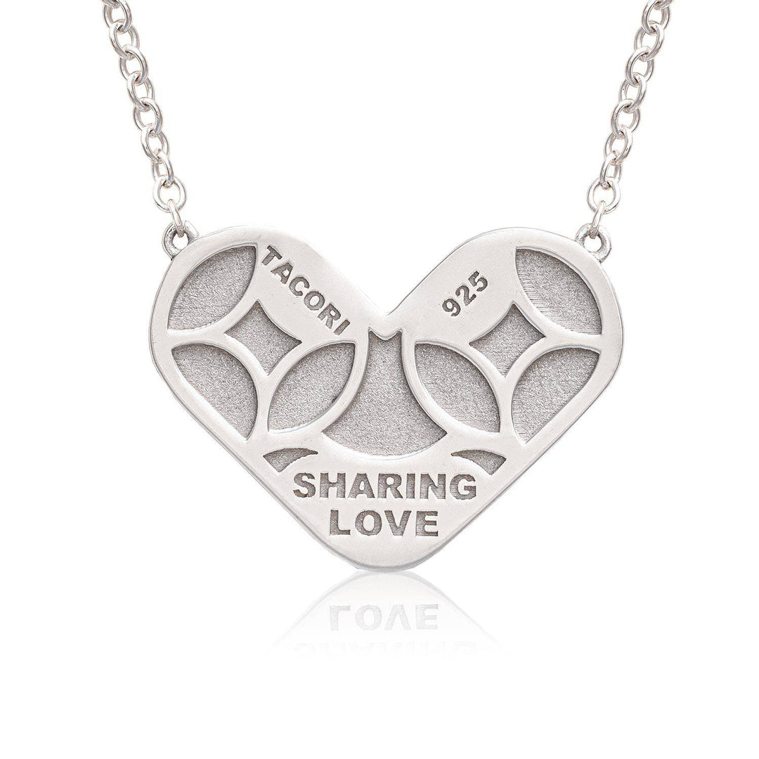 American Cancer Society Sharing Love Necklace in Silver - TACORI