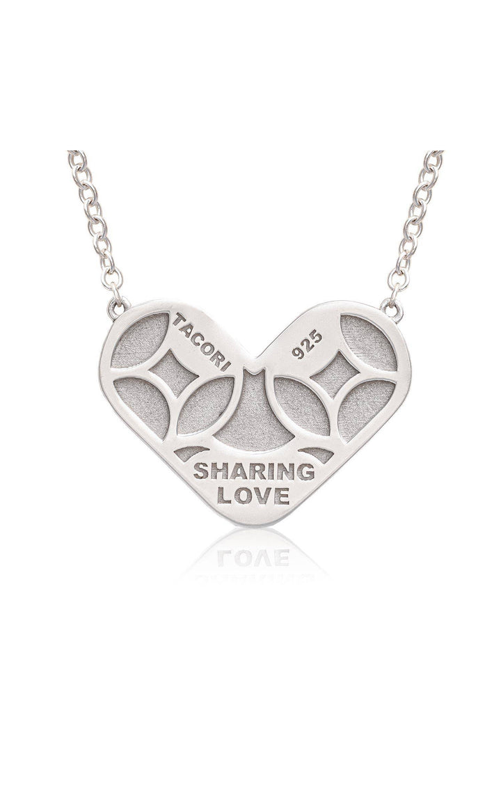 American Cancer Society Sharing Love Necklace in 18kt White Gold - TACORI