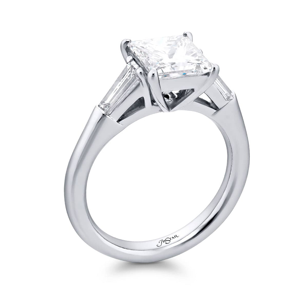 2.10 ct. GIA-Certified Princess-Cut Diamond Ring in Platinum