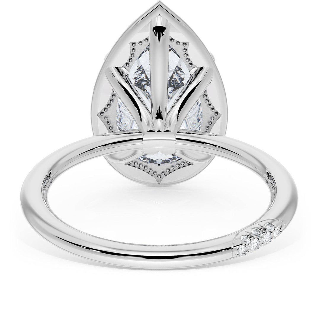 Pear Solitaire Engagement Ring