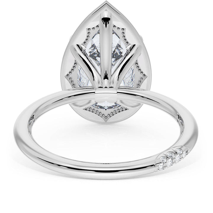 Pear Solitaire Engagement Ring