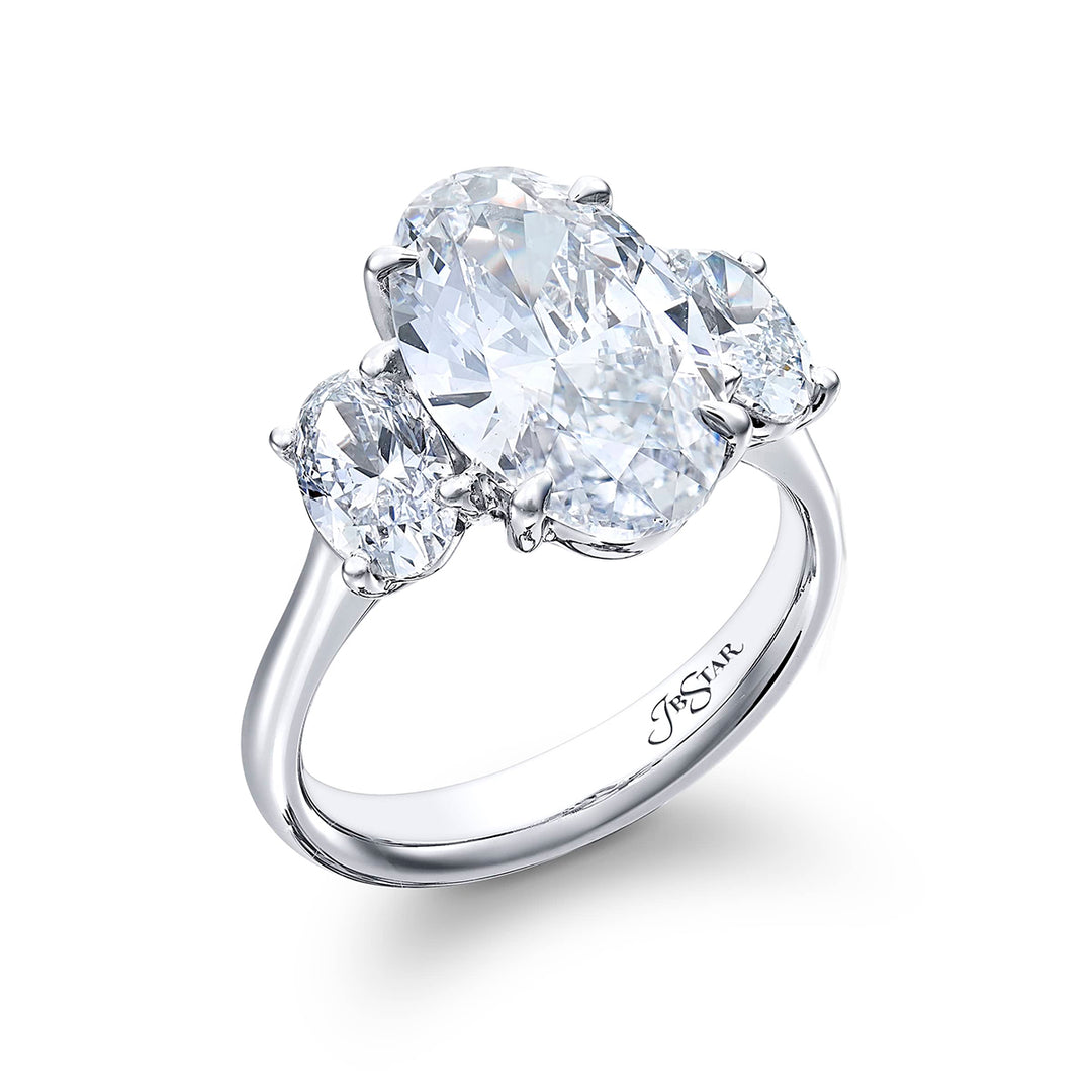 Platinum Oval Diamond GIA Certified Engagement Ring